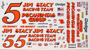 NASCAR チャージャー #5 ニール・ボンネット 1977 (デカール)