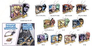 Decofla Acrylic Key Ring JoJo`s Bizarre Adventure: Golden Wind (Set of 12) (Anime Toy)