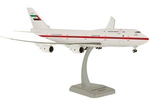 B747-8 UAE政府専用機 ランディングギア/スタンド付属 (完成品飛行機)