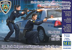 Sgt Jack Melgoza and Patrolman Sally Taylor (Plastic model)