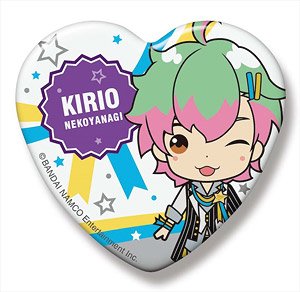 The Idolm@ster Side M Side Mini Heart Can Badge Glory Monochrome Kirio Nekoyanagi (Anime Toy)