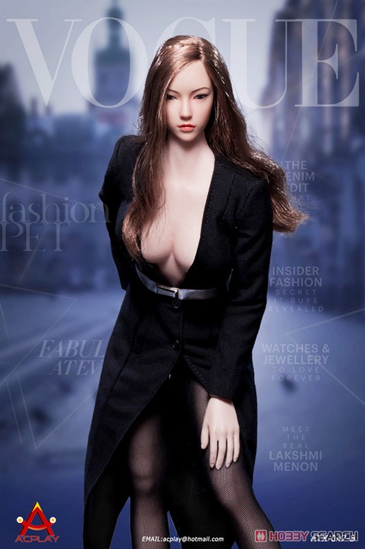 Deep V Neck Dress Black (Fashion Doll) Other picture3