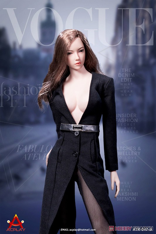 Deep V Neck Dress Black (Fashion Doll) Other picture4
