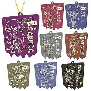 Zombie Land Saga Rubber Key Ring Collection (Set of 10) (Anime Toy)