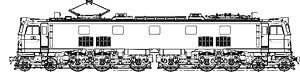 1/80(HO) J.N.R. EF58 Small Window Grape #2 (The end of J.N.R.) (Unassembled Kit) (Model Train)