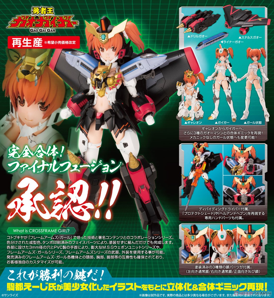 Cross Frame Girl Gaogaigar (Plastic model) Other picture3