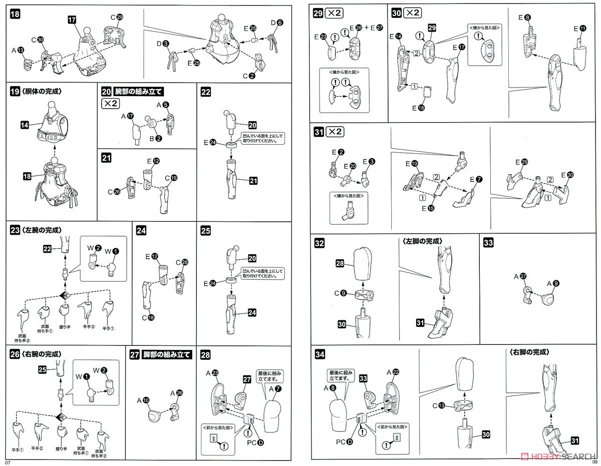 Cross Frame Girl Gaogaigar (Plastic model) Assembly guide2