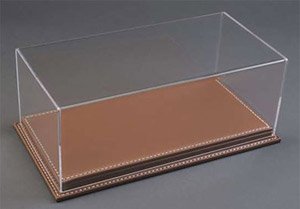 Mulhouse レザーベース (厚 / ブラウン) ＆ アクリルケース (ケース・カバー)
