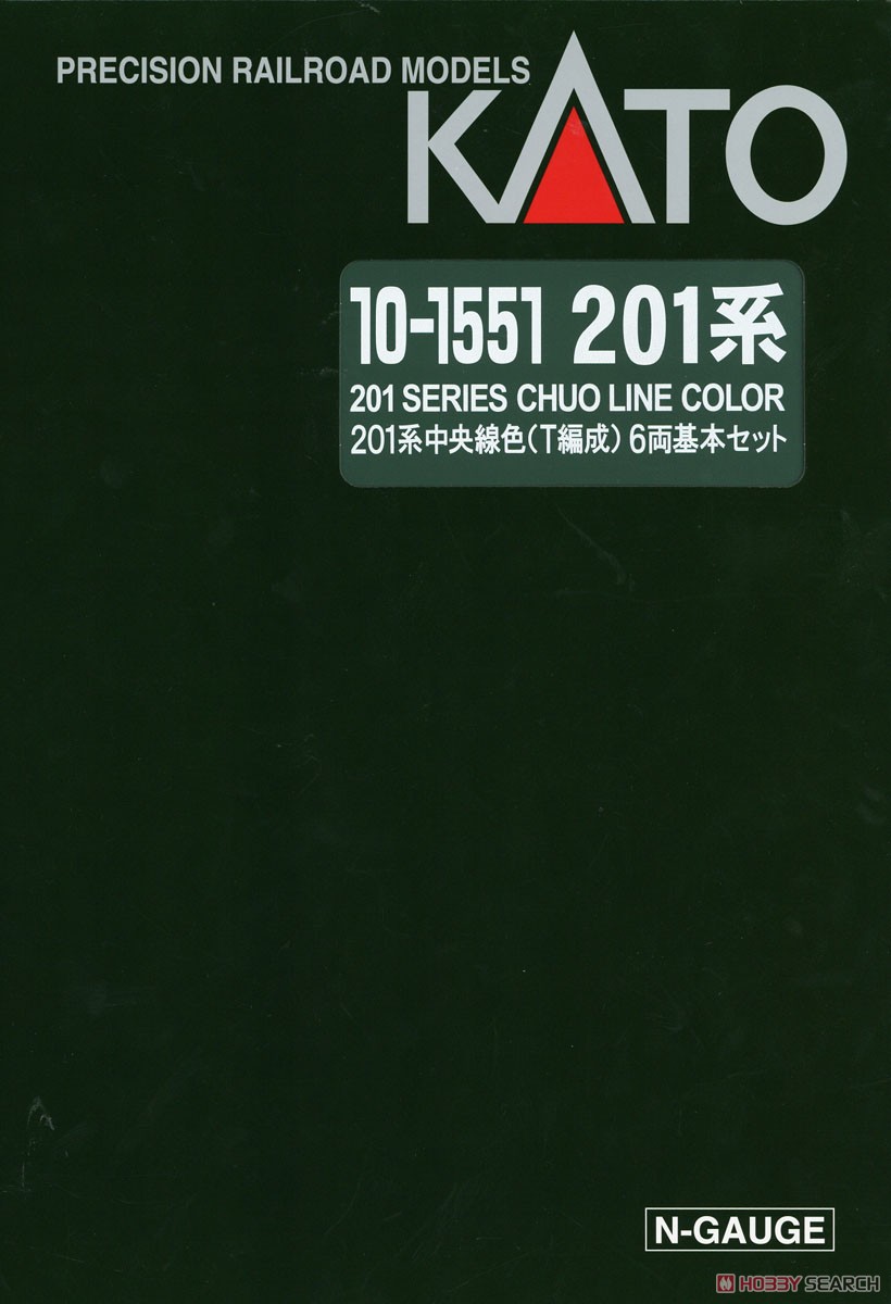 201系 中央線 (T編成) 6両基本セット (基本・6両セット) (鉄道模型) パッケージ1