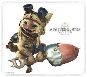 Monster Hunter: World Mouse Pad Palico A (Anime Toy)