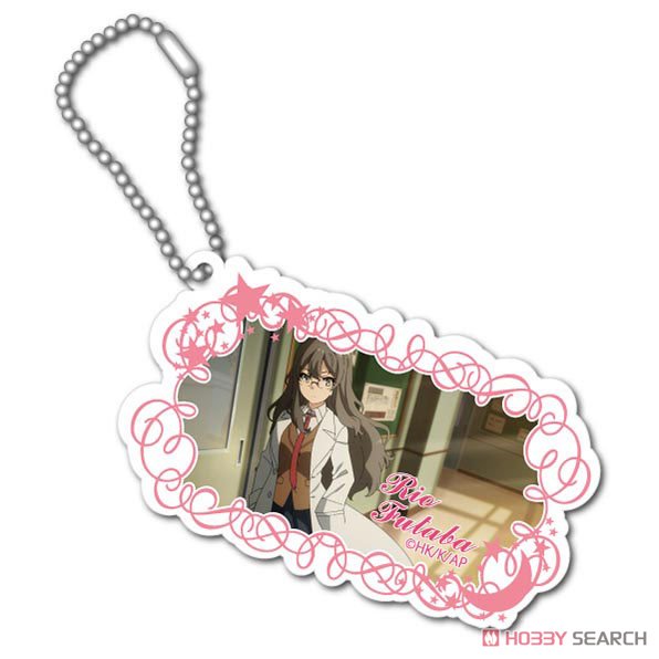 [Rascal Does Not Dream of Bunny Girl Senpai] Acrylic Key Ring Rio Futaba (Anime Toy) Item picture1