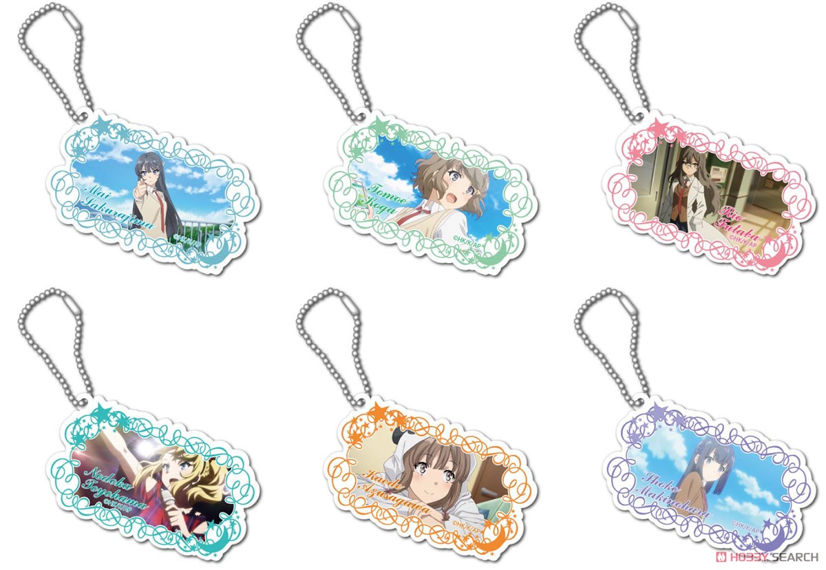 [Rascal Does Not Dream of Bunny Girl Senpai] Acrylic Key Ring Rio Futaba (Anime Toy) Other picture1