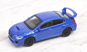 スバル WRX STI 2017 メタリックブルー (ミニカー)