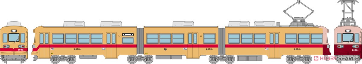 鉄道コレクション 筑豊電気鉄道 2000形2003号 (開業当時塗装＆初代2000形塗装) (鉄道模型) その他の画像3