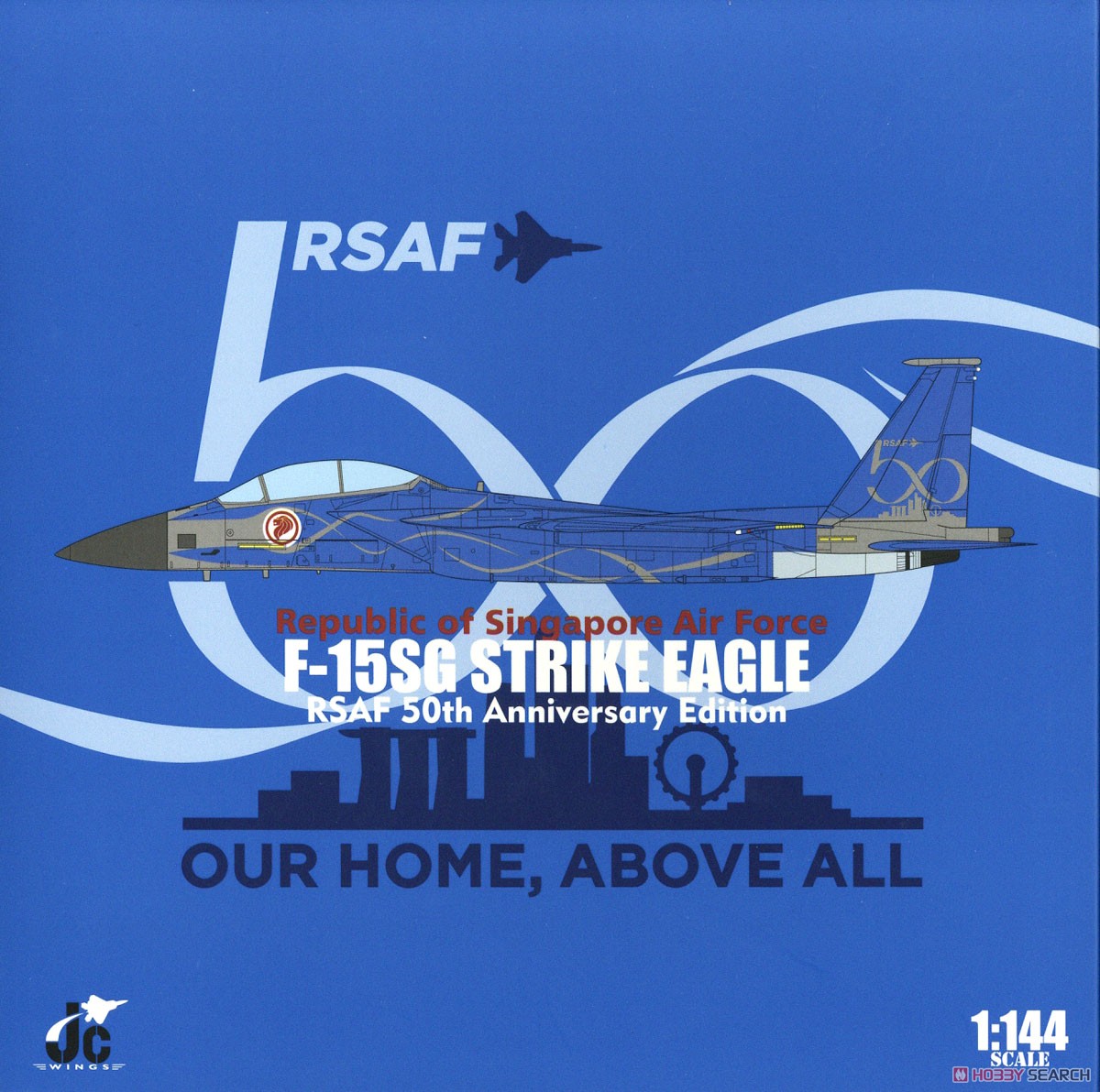 F-15SG シンガポール空軍 創設50周年 記念塗装機 2018 (完成品飛行機) パッケージ1