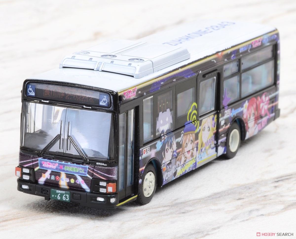 全国バスコレクション80 [JH033] 伊豆箱根バス ラブライブ！サンシャイン!!ラッピングバス3号車 (鉄道模型) 商品画像3