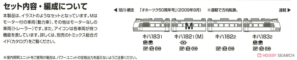【限定品】 JR キハ183-0系 特急ディーゼルカー (復活国鉄色) セット (4両セット) (鉄道模型) 解説3