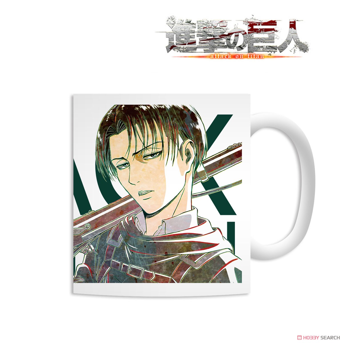 Attack on Titan Levi Ani-Art Mug Cup (Anime Toy) Item picture1
