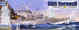Royal Navy HMS Cornwall (Plastic model)