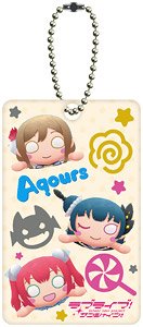 Puchiguru Love Live! Acrylic Pass Case `Aqours 1st Graders` (Anime Toy)
