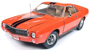 1969 AMC AMX (Hemmings) ビッグバッドオレンジ (ミニカー)