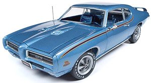 1969 ポンティアック GTO ジャッジ (MCACN) ウォーウィックブルー (ミニカー)