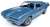 1969 ポンティアック GTO ジャッジ (MCACN) ウォーウィックブルー (ミニカー) 商品画像1
