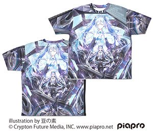 初音ミク Circulator 両面フルグラフィックTシャツ L (キャラクターグッズ)