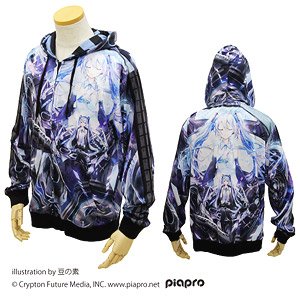 Hatsune Miku Circulator Full Graphic Light Parka XL (Anime Toy)