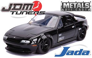 JDM Tuners 1990 Mazda Miata Black (Diecast Car)