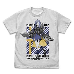 Kantai Collection Gotland T-Shirts Light Gray L (Anime Toy)