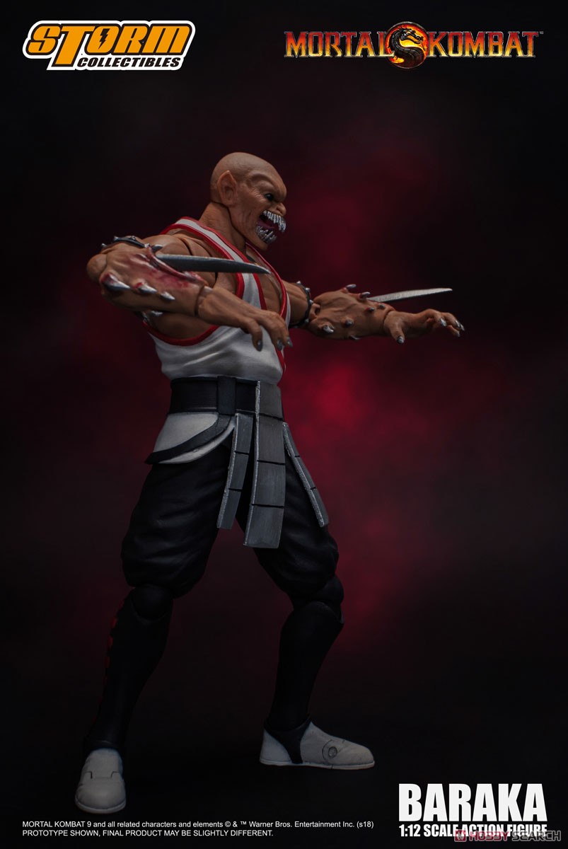 Mortal Kombat 1/12 Action Figure Baraka (Fashion Doll) 商品画像2