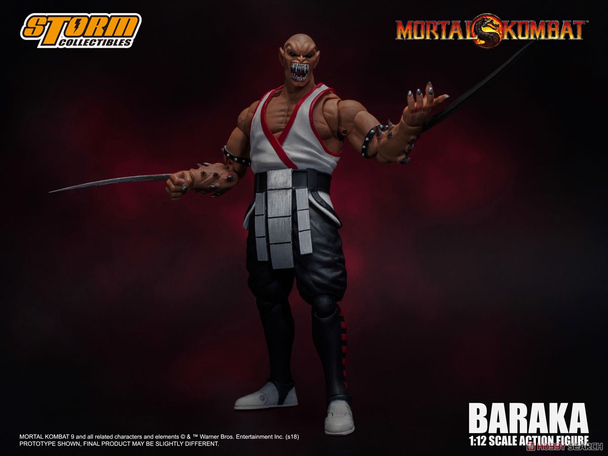 Mortal Kombat 1/12 Action Figure Baraka (Fashion Doll) 商品画像4