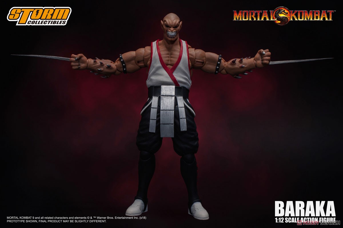 Mortal Kombat 1/12 Action Figure Baraka (Fashion Doll) 商品画像9
