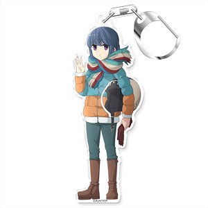 Yurucamp Acrylic Key Ring Rin Shima (Anime Toy)