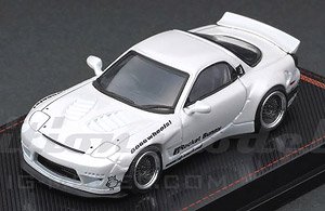 Rocket Bunny RX-7 (FD3S) White (ミニカー)