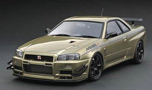 Nissan Skyline GT-R Mine`s (R34) Millennium Jade (ミニカー)