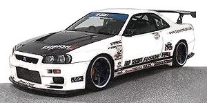 TOP SECRET GT-R (BNR34) White (ミニカー)