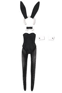 Bunny Girl Set (Black) (Fashion Doll)