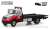 2019 International Durastar 4400 IndyCar Series Flatbed Truck (ミニカー) 商品画像1