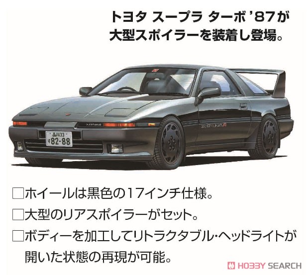 スープラ 3.0GT ターボA (大型リアウイング付き) (プラモデル) その他の画像2