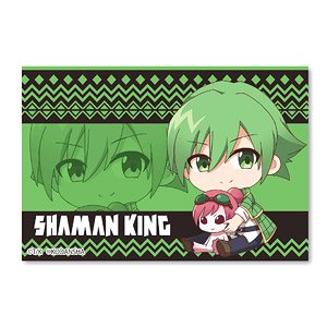 Gyugyutto Big Square Can Badge Shaman King Lyserg Diethel (Anime Toy)
