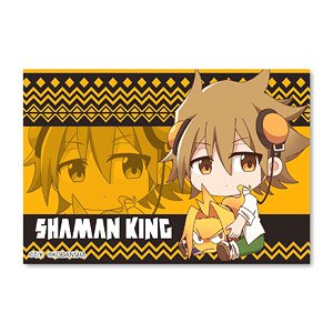 Gyugyutto Big Square Can Badge Shaman King Hana Asakura (Anime Toy)