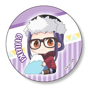 Gyugyutto Can Badge Yurucamp Mount Fuji Ver. Chiaki Ohgaki (Anime Toy)