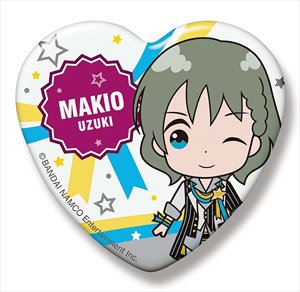 アイドルマスター SideM SideMini ハート缶バッジ グローリーモノクローム 卯月巻緒 (キャラクターグッズ)