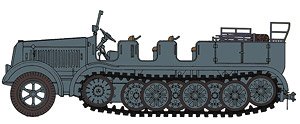 Sd.Kfz.7 8トン ハーフトラック `第10歩兵師団` (完成品AFV)