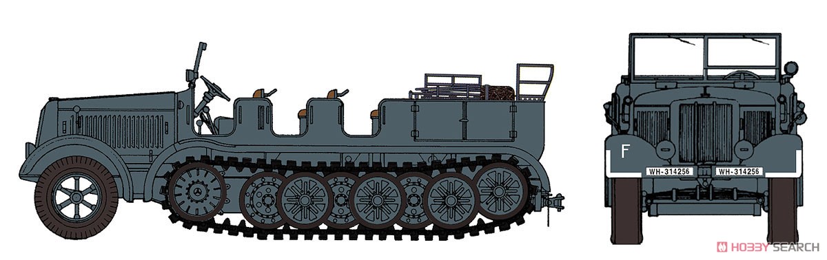 Sd.Kfz.7 8トン ハーフトラック `第10歩兵師団` (完成品AFV) その他の画像1