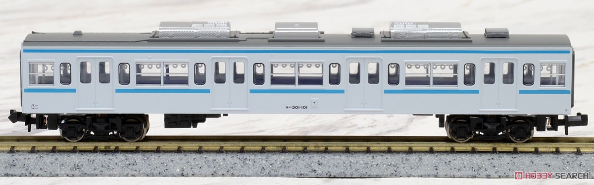 301系 グレー 青帯 冷改 (基本・6両セット) (鉄道模型) 商品画像6