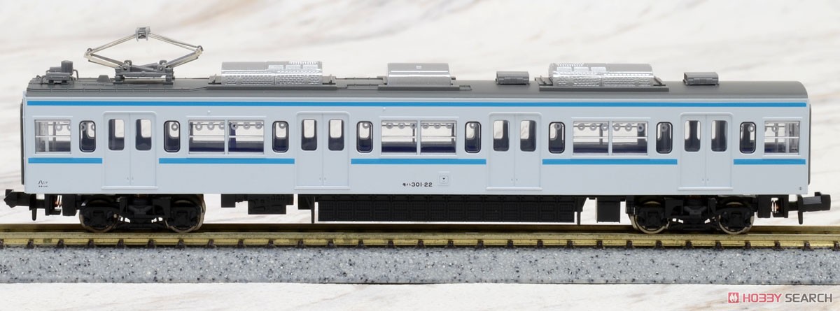 301系 グレー 青帯 冷改 (基本・6両セット) (鉄道模型) 商品画像8