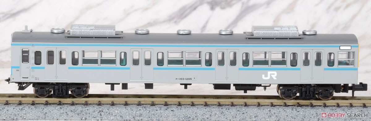 103系-1200 東西線 青帯 サハ組込編成 (基本・6両セット) (鉄道模型) 商品画像2